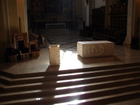 Katedra Częstochowska - posadzka prezbiterium